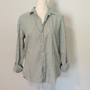 Frank & Eileen Barry Sage Striped Top